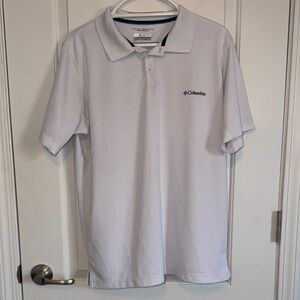 Columbia Men's White Polo Shirt